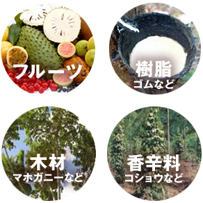 多様な食糧・資源の供給